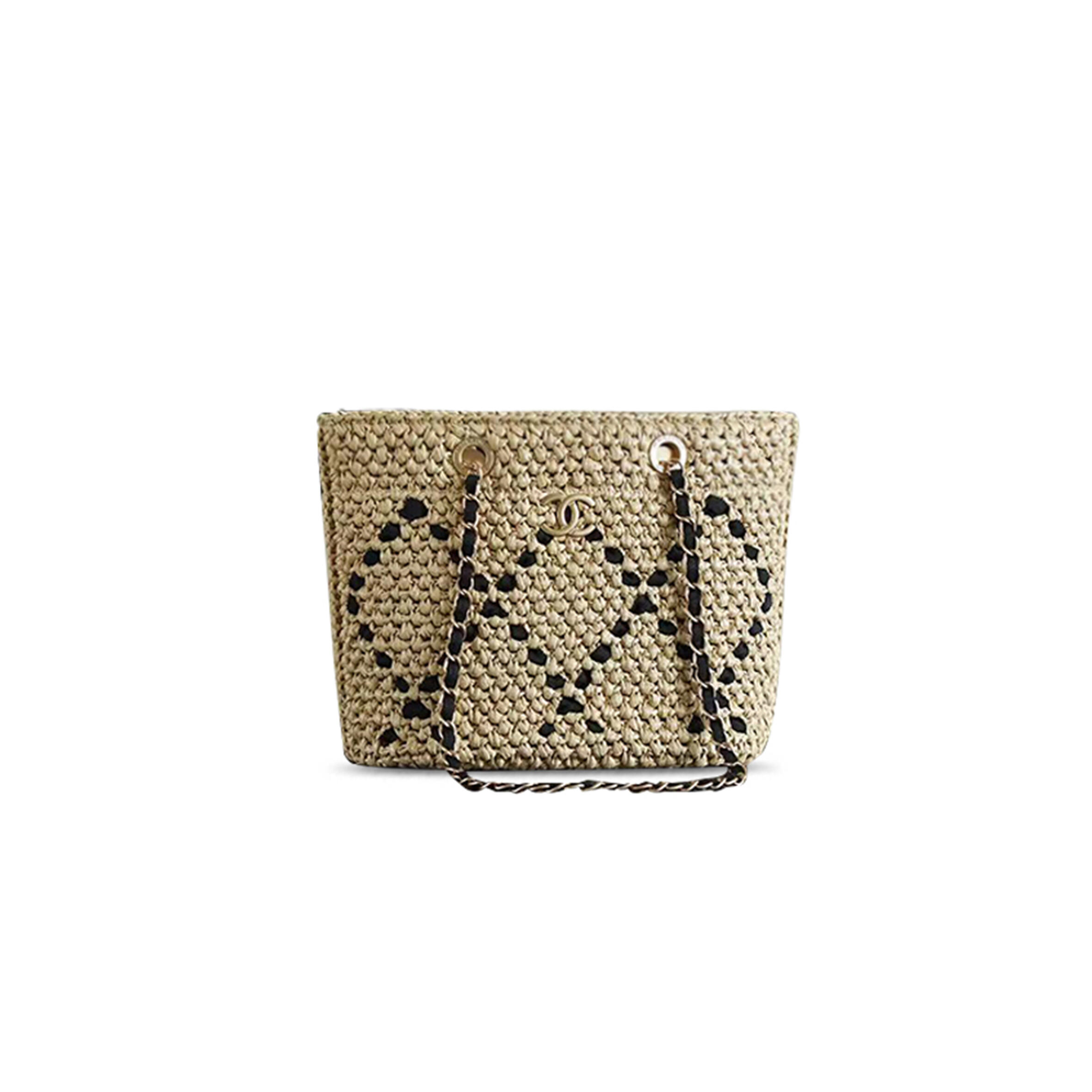 Ch**el woven shopping bag (32*23*14cm)